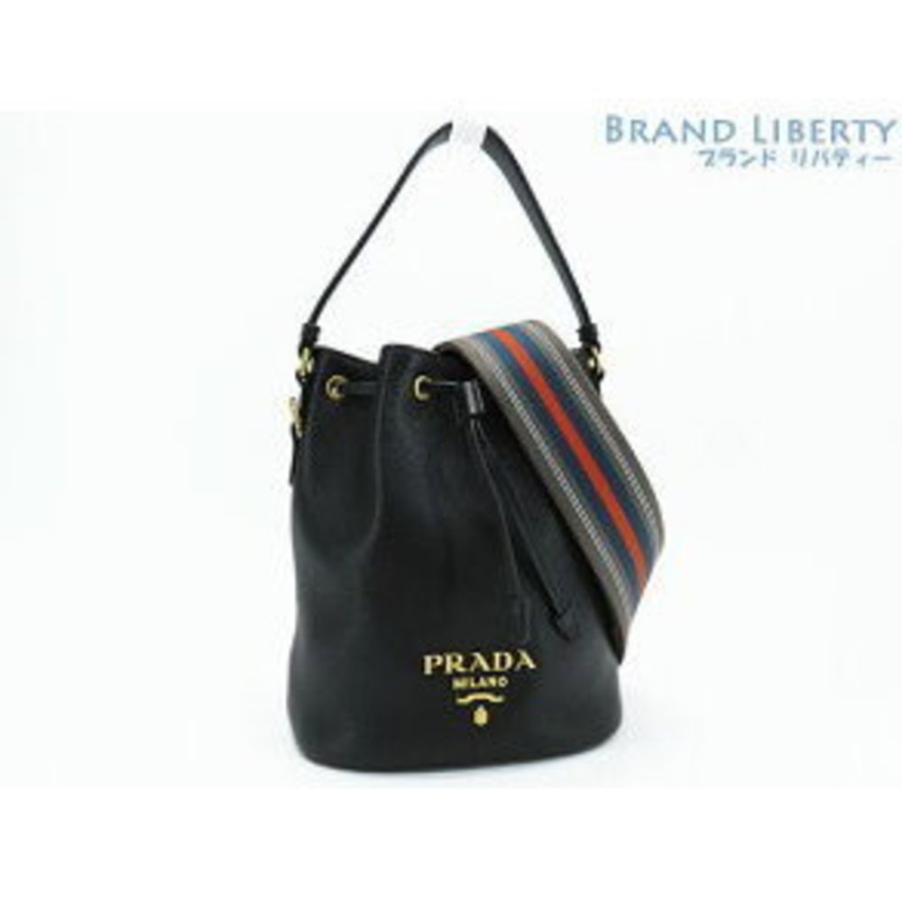 Prada Vitello Phoenix Drawstring Bag Crossbody Po… - image 1